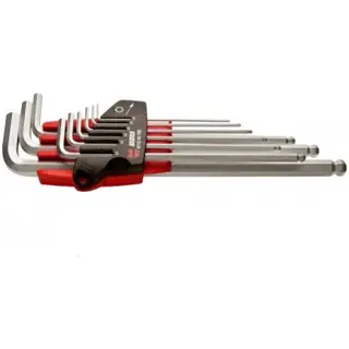 WÜRTH ALLEN ANAHTAR SETİ UZUN TOPUZ BAŞLI 9 PARÇA