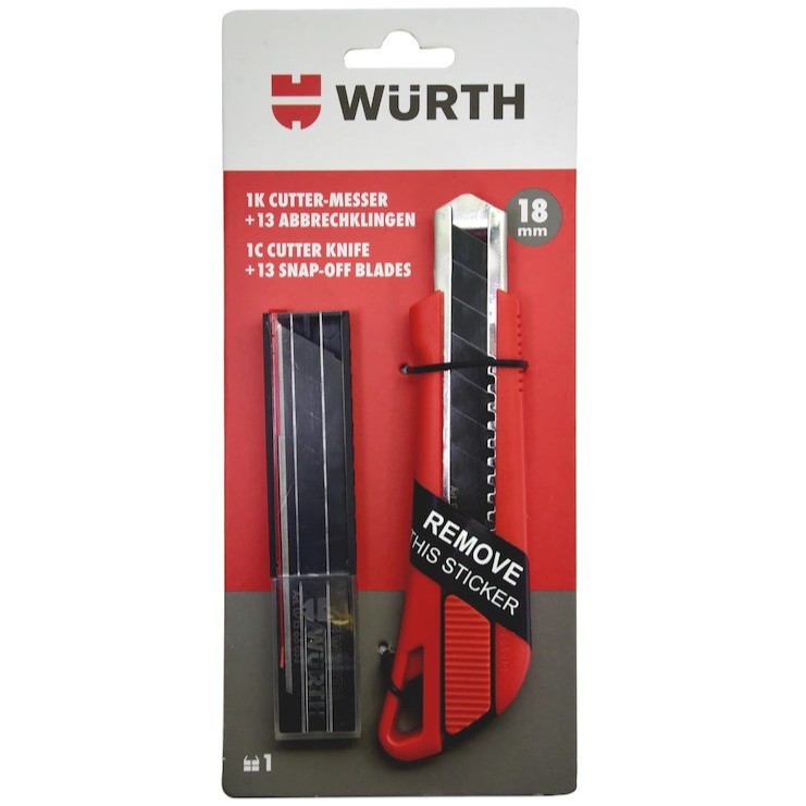 FALÇATA SETİ (1FALÇATA 13 BIÇAK) 18 MM WÜRT