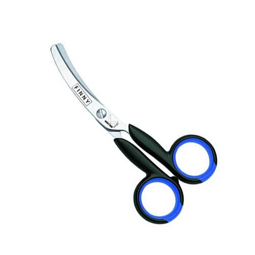PLASTİK EĞRİ MAKAS FİNNY (12,70CM)