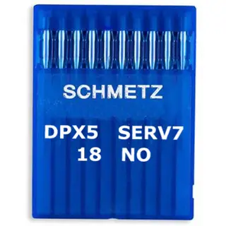 SCHMETZ DÜZ İĞNESİ KALIN DİP SERV7 (10 ADET) 18NO