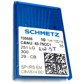SCHMETZ LW5T KLAPA İĞNESİ 251LG (10ADET) 16 NO