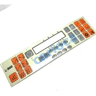 SİRUBA L-900 DÜZ MAKİNE PANEL ETİKETİ
