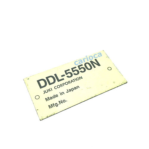 JUKİ DDL-5550N MODEL ETİKET